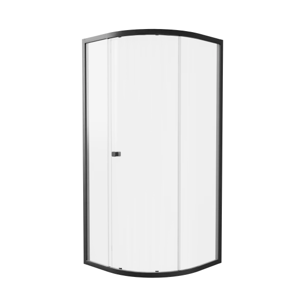 Britton Hoxton 6 Quadrant Single Door 900 Box B Matt Black