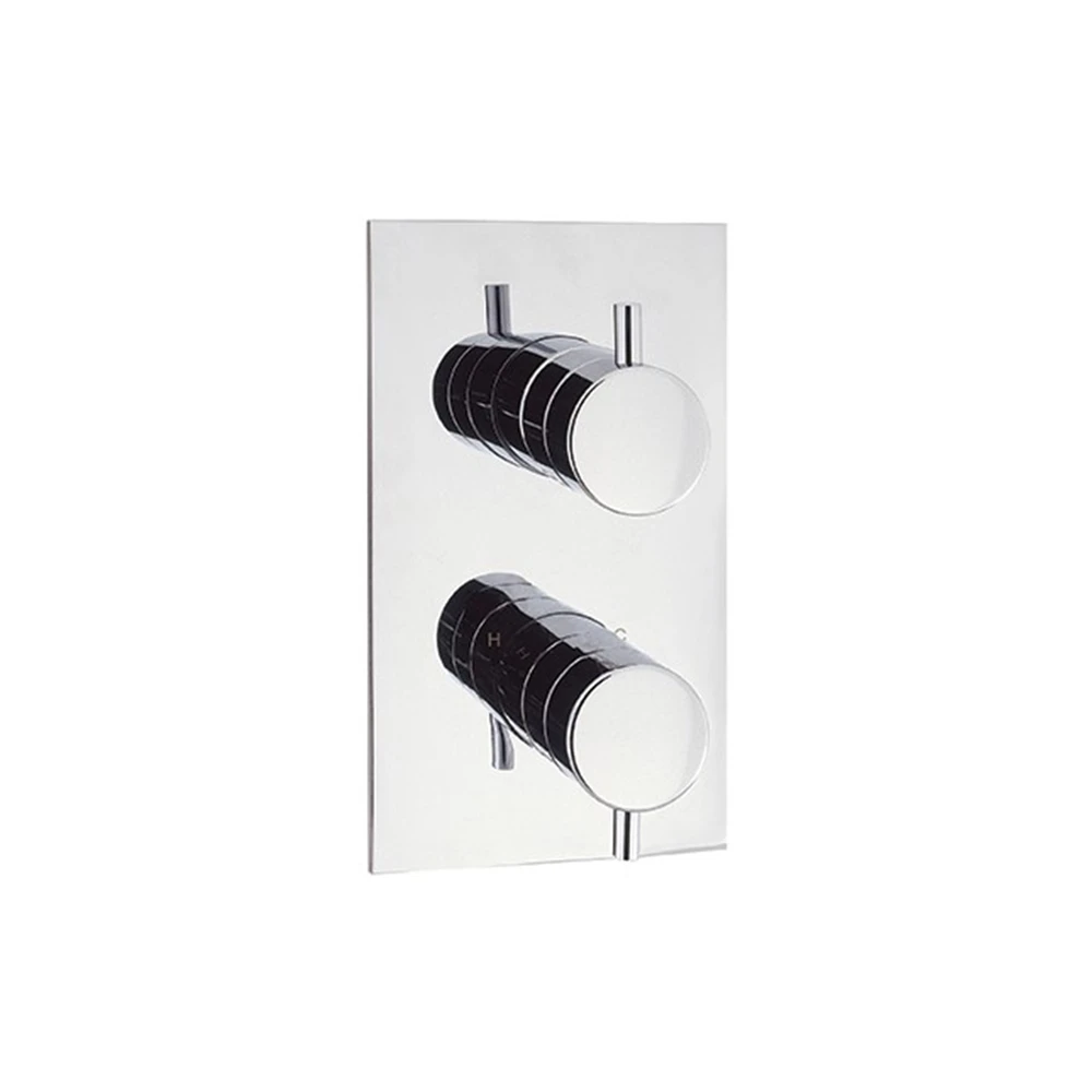 Crosswater Kai Lever/MPRO Crosshead Rectangular 1000 Thermostatic Back Plate Chrome