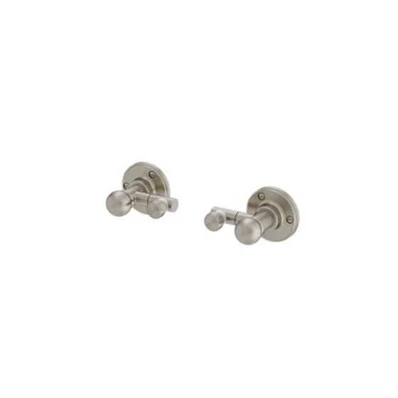 Burlington Mirror 1850 Fixing One Pair Brushed Nickel