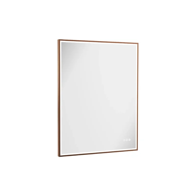 Crosswater MPRO Lit Mirror 700 x 900mm Brushed Bronze product image - Image 3