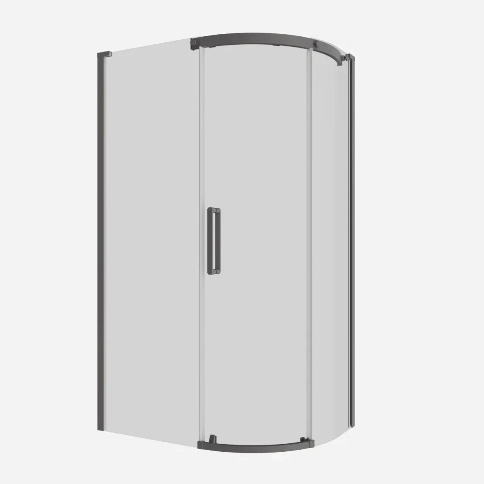 Crosswater Optix Offset Quadrant 1200x800 Right Hand Slate product image - Image 3