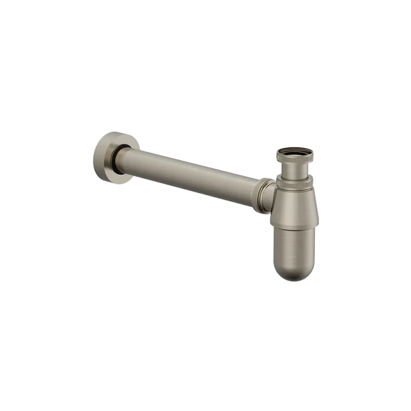 Burlington Round Bottom Basin Bottle Trap Brushed Nickel product image - Image 4