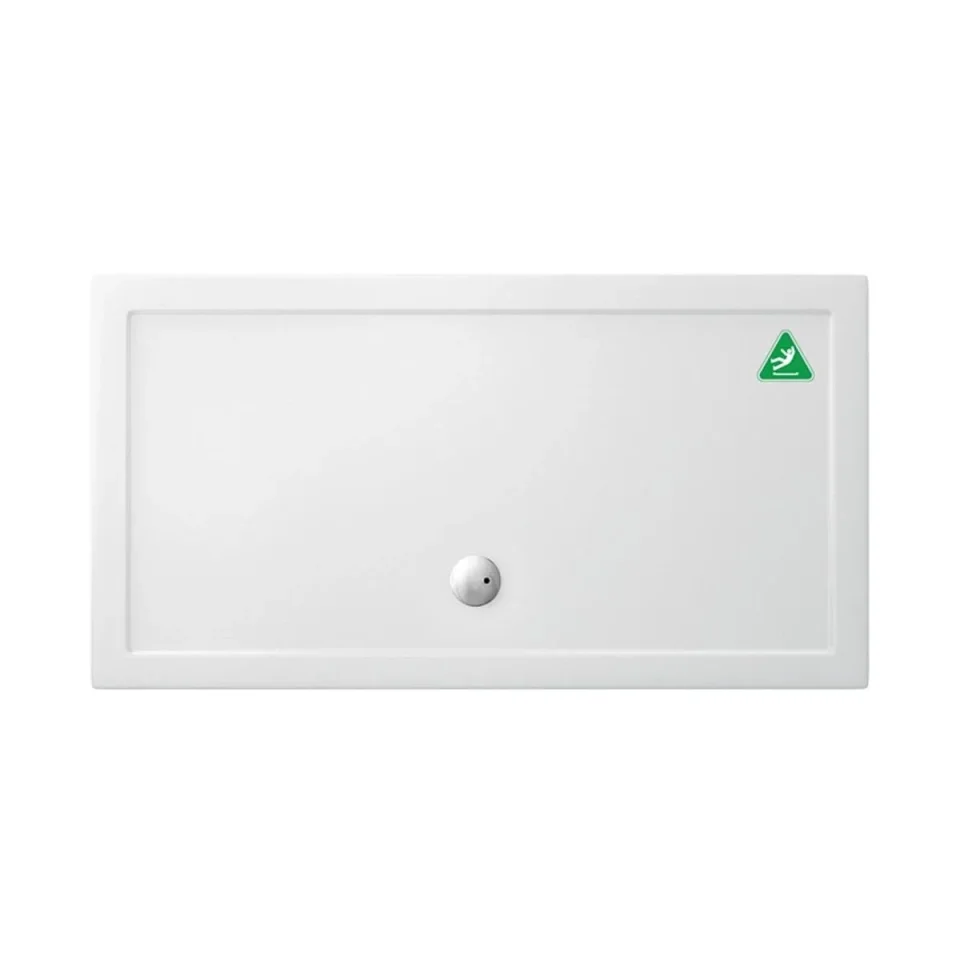 Britton Rectangular Shower Tray 800 X 1500mm Anti Slip detail view - Image 2