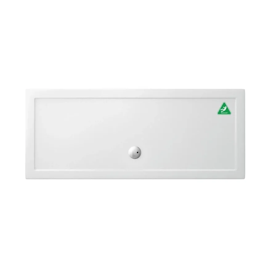 Britton Rectangular Shower Tray 700 X 1700mm Anti Slip detail view - Image 2