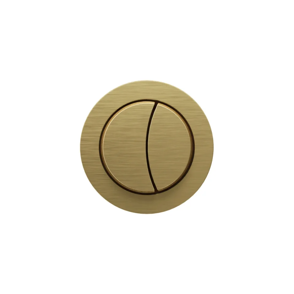 Britton Flush Button & Cable Brushed Brass product image - Image 3