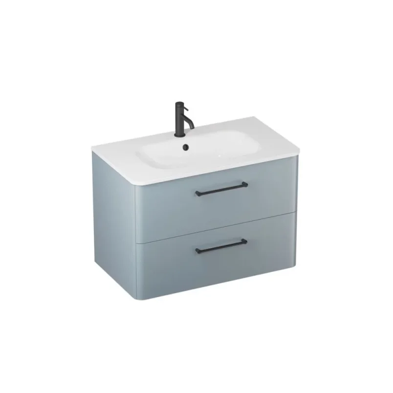 Britton Camberwell Unit 1000mm Dusty Blue detail view - Image 2