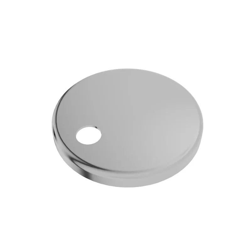 Britton Seat Hinge Cover Chrome Pair detail view - Image 2