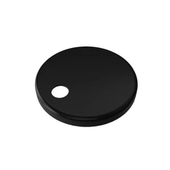 Britton Seat Hinge Cover Matt Black Pair detail view - Image 2