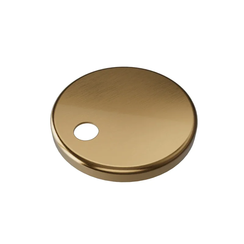 Britton Seat Hinge Cover Brushed Brass Pair product image - Image 3