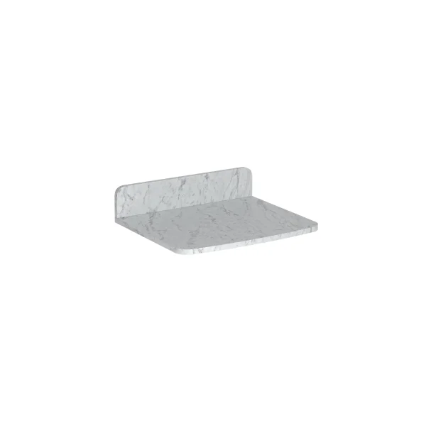 Burlington Guild Vanity Top 620mm With Upstand Cararra