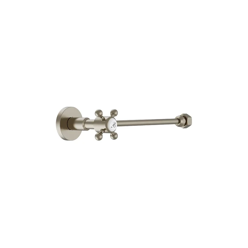 Burlington Cistern Tank On/off Valve Brushed Nickel product image - Image 3