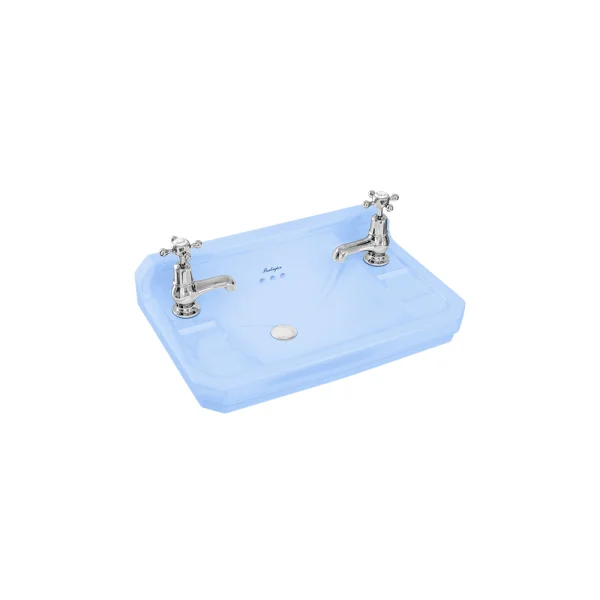 Burlington Edw Cloakroom Basin51cm 2th Enchanted Blue