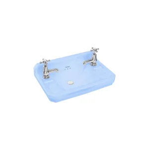 Burlington Edw Cloakroom Basin51cm 2th Enchanted Blue
