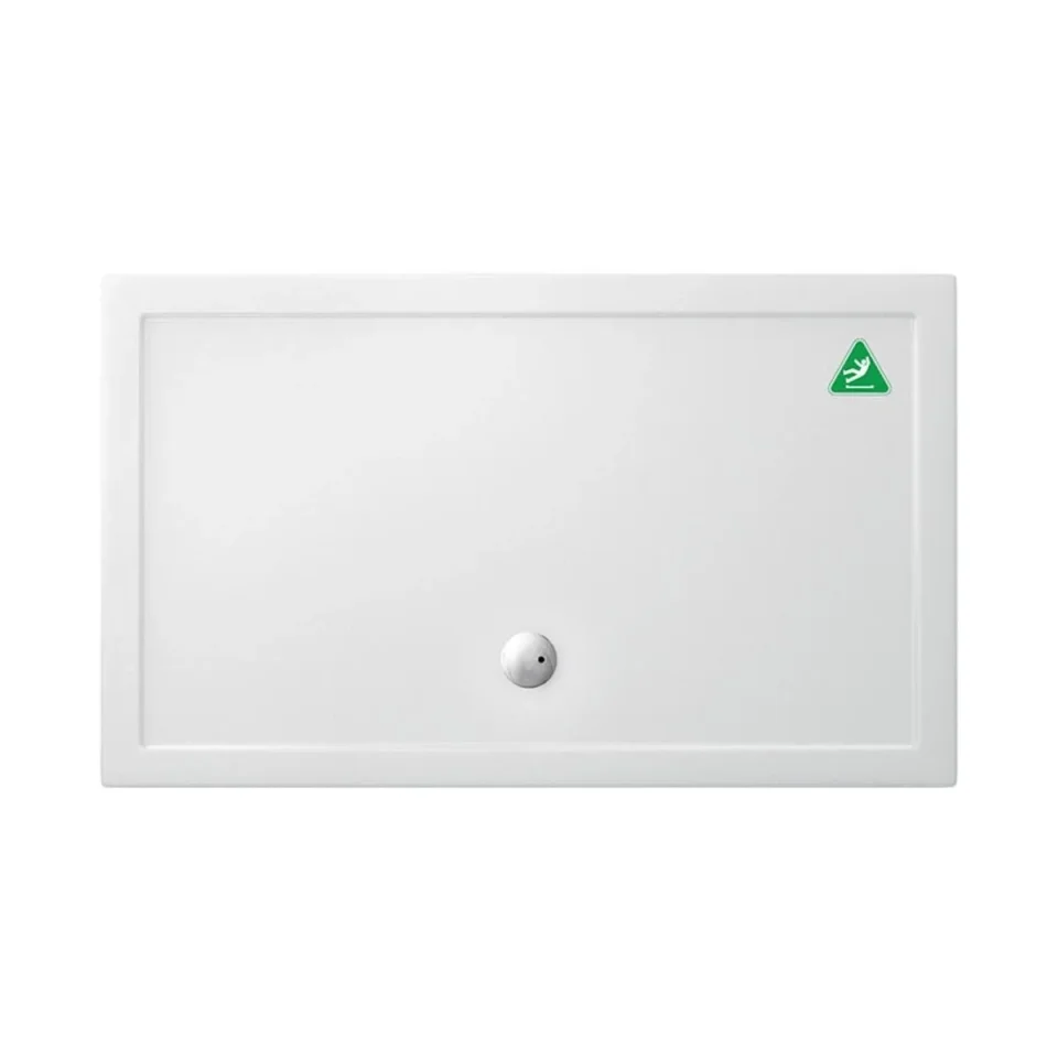 Britton Rectangular Shower Tray 900 X 1500mm Anti Slip detail view - Image 2