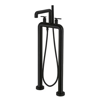Crosswater Free Standing Bath Shower Mixer Lever detail view - Image 2