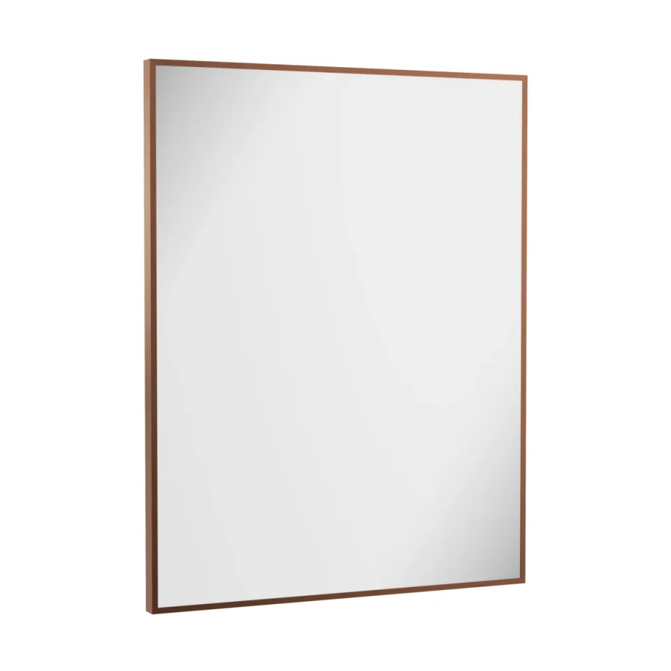 Crosswater MPRO Non-Illuminated Mirror 700 x 900mm Brushed Bronze detail view - Image 2