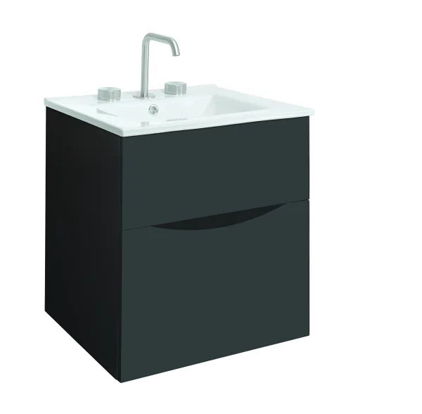 Crosswater Glide II Basin 500 Ceramic NTH White Gloss