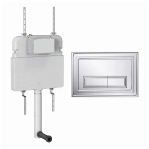 Crosswater Belgravia Cistern Set 2 Chrome