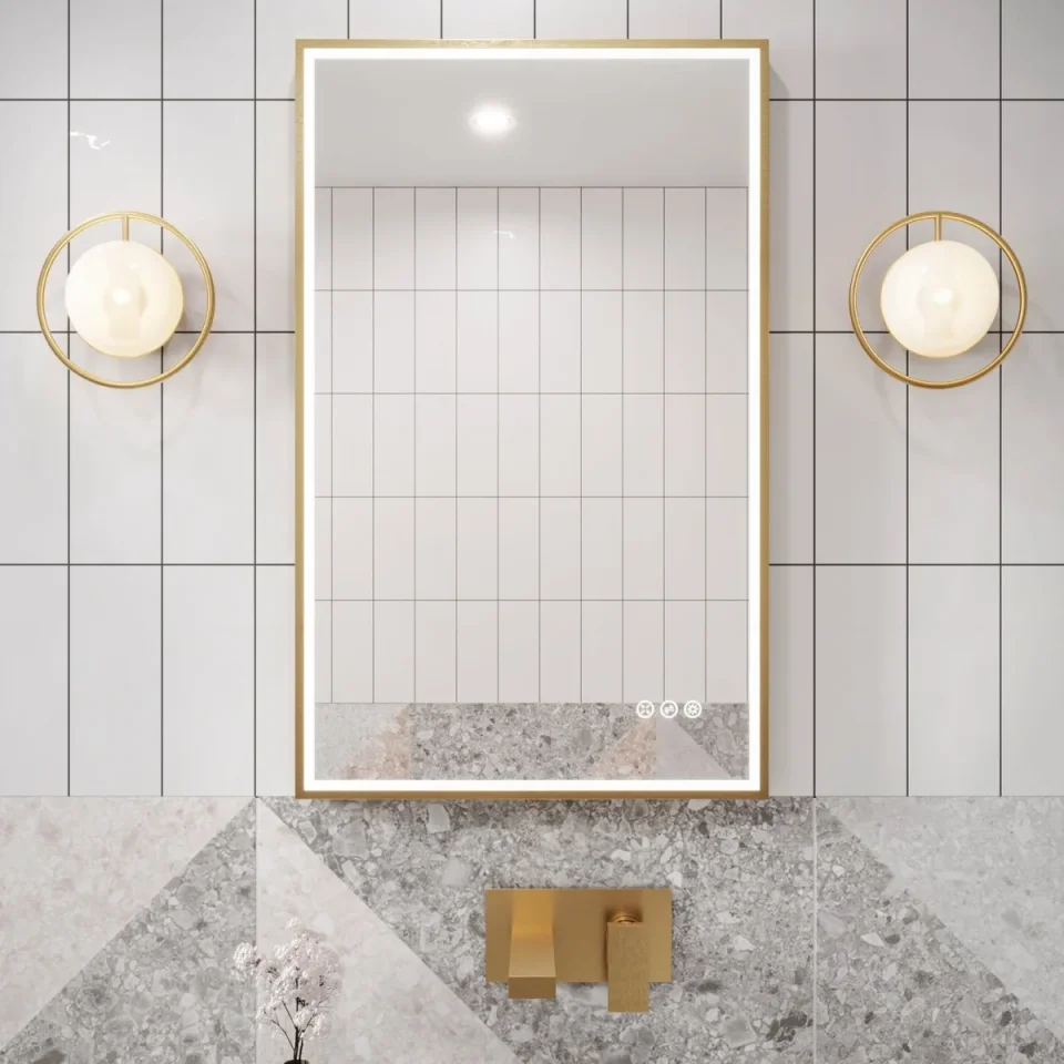 Crosswater Tranquil Wall Light Brushed Brass detail view - Image 3