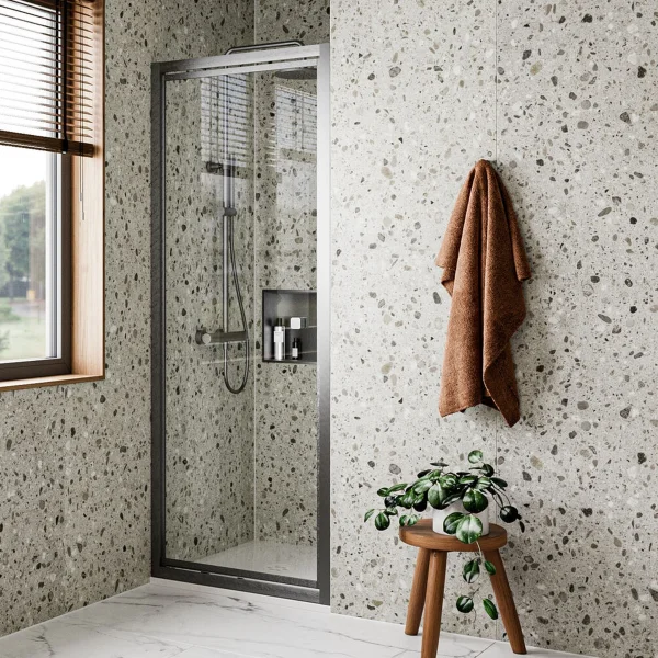 Crosswater 6mm Infold Door 800 Slate