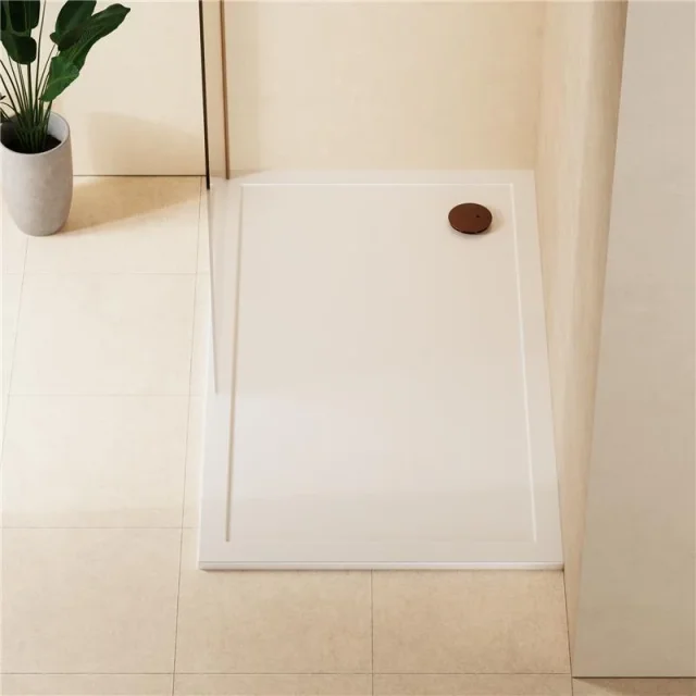 Crosswater Rectangular Shower Tray 900 x 1500 35mm detail view - Image 5