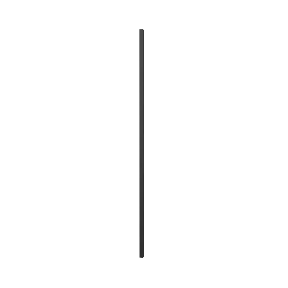Crosswater 6mm Extension Profile Matt Black product image - Image 3