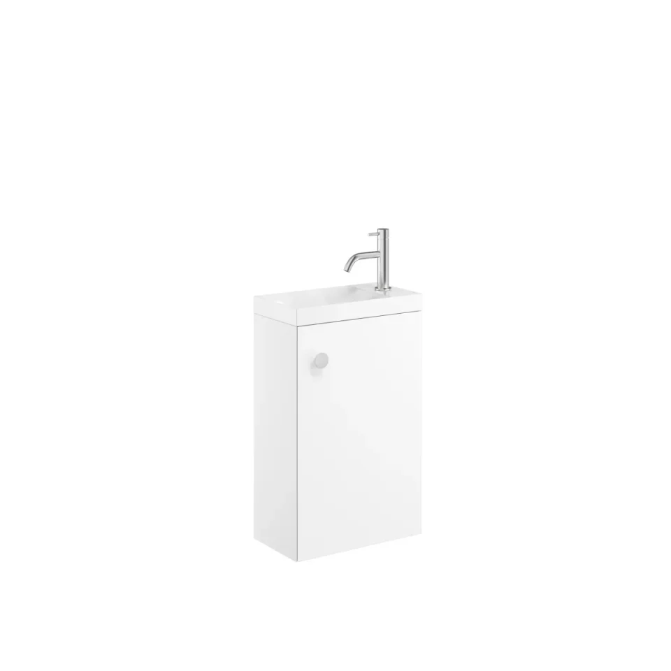 Crosswater Alo Cloakroom Unit 400 x 220mm Matt White product image - Image 3