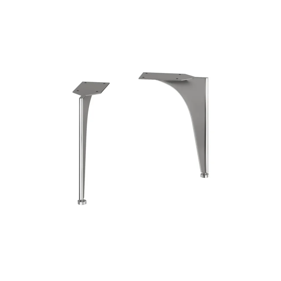 Crosswater Avenue Optional Leg Kit Brushed Nickel product image - Image 3