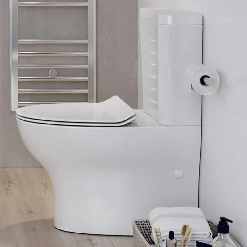 Crosswater Kai X Compact Close Coupled Rimless Toilet detail view - Image 2