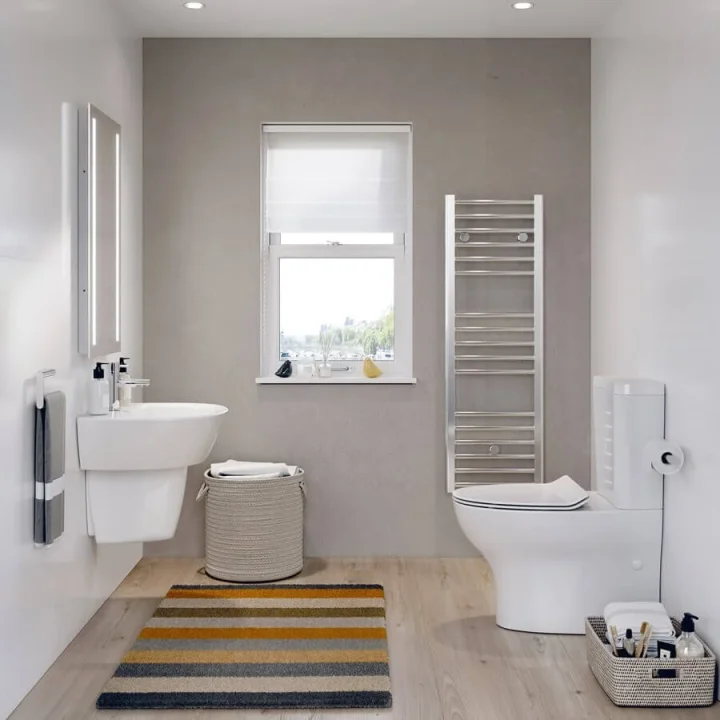Crosswater Kai X Compact Close Coupled Rimless Toilet detail view - Image 5
