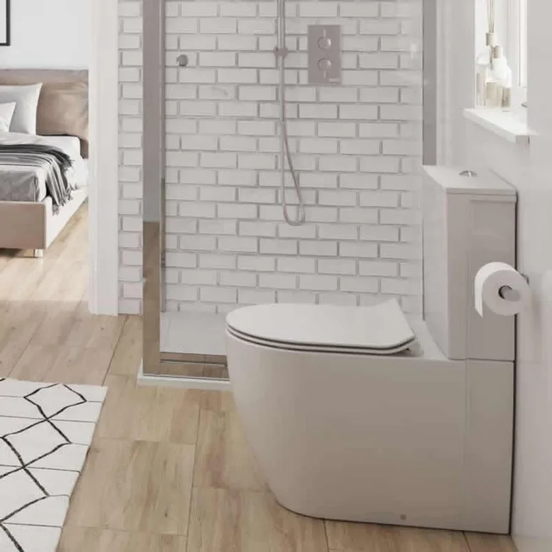Crosswater Kai X Compact Close Coupled Rimless Toilet detail view - Image 6