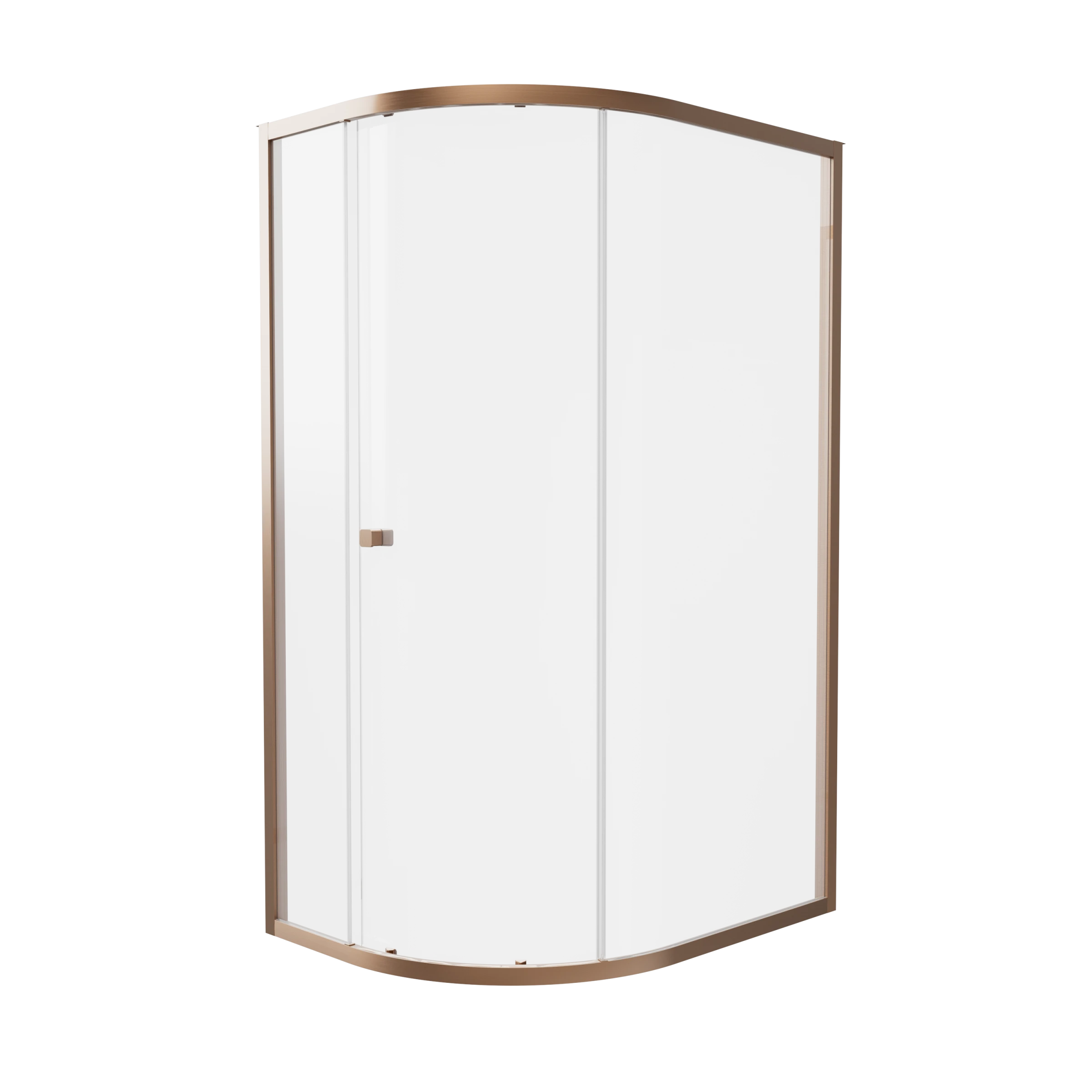 Crosswater 6mm Quadrant Single Door 1000 x 800 Box A Brushed Bronze