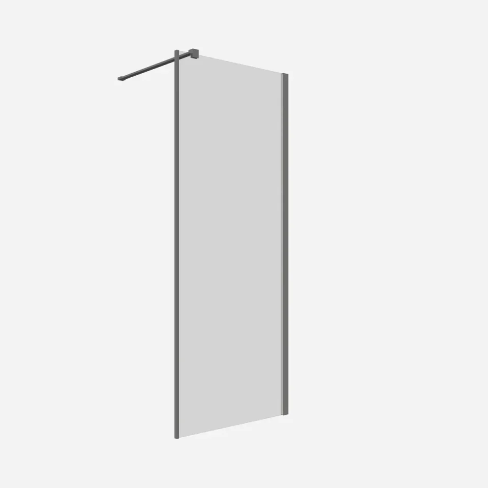Crosswater Optix Side Panel for Pivot Door 800 Slate product image - Image 3