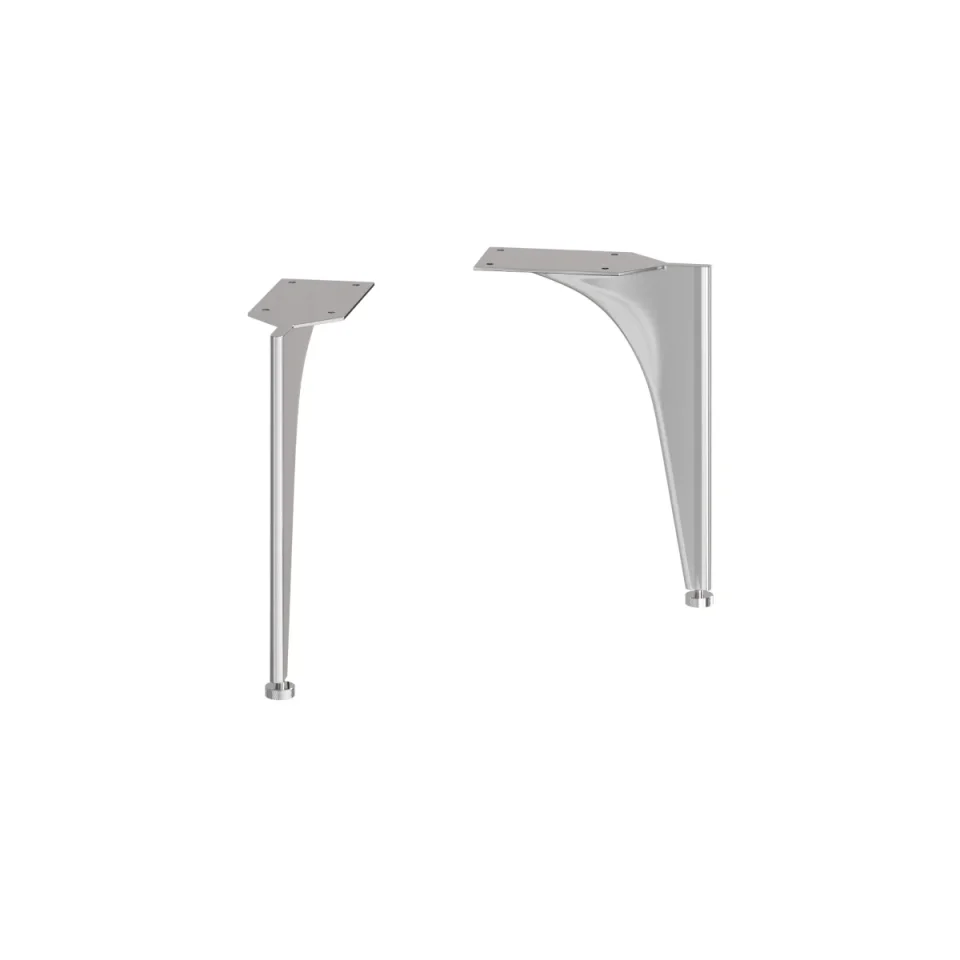 Crosswater Avenue Optional Leg Kit Chrome product image - Image 3