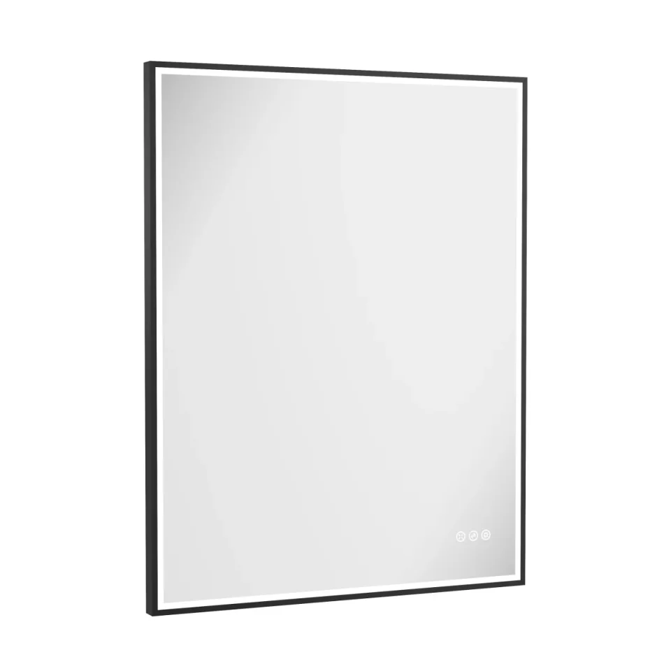 Crosswater MPRO Lit Mirror 700 x 900mm Matt Black product image - Image 3