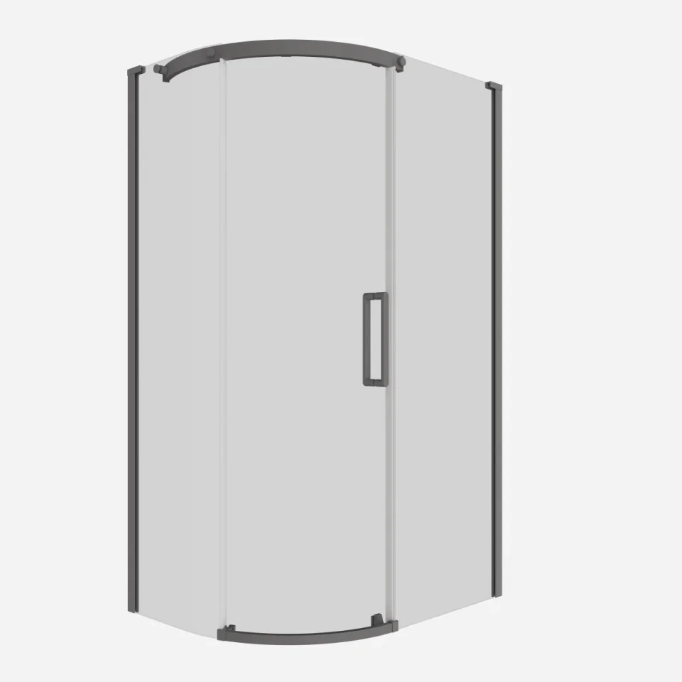 Crosswater Optix Offset Quadrant 1200x900 Left Hand Slate product image - Image 3