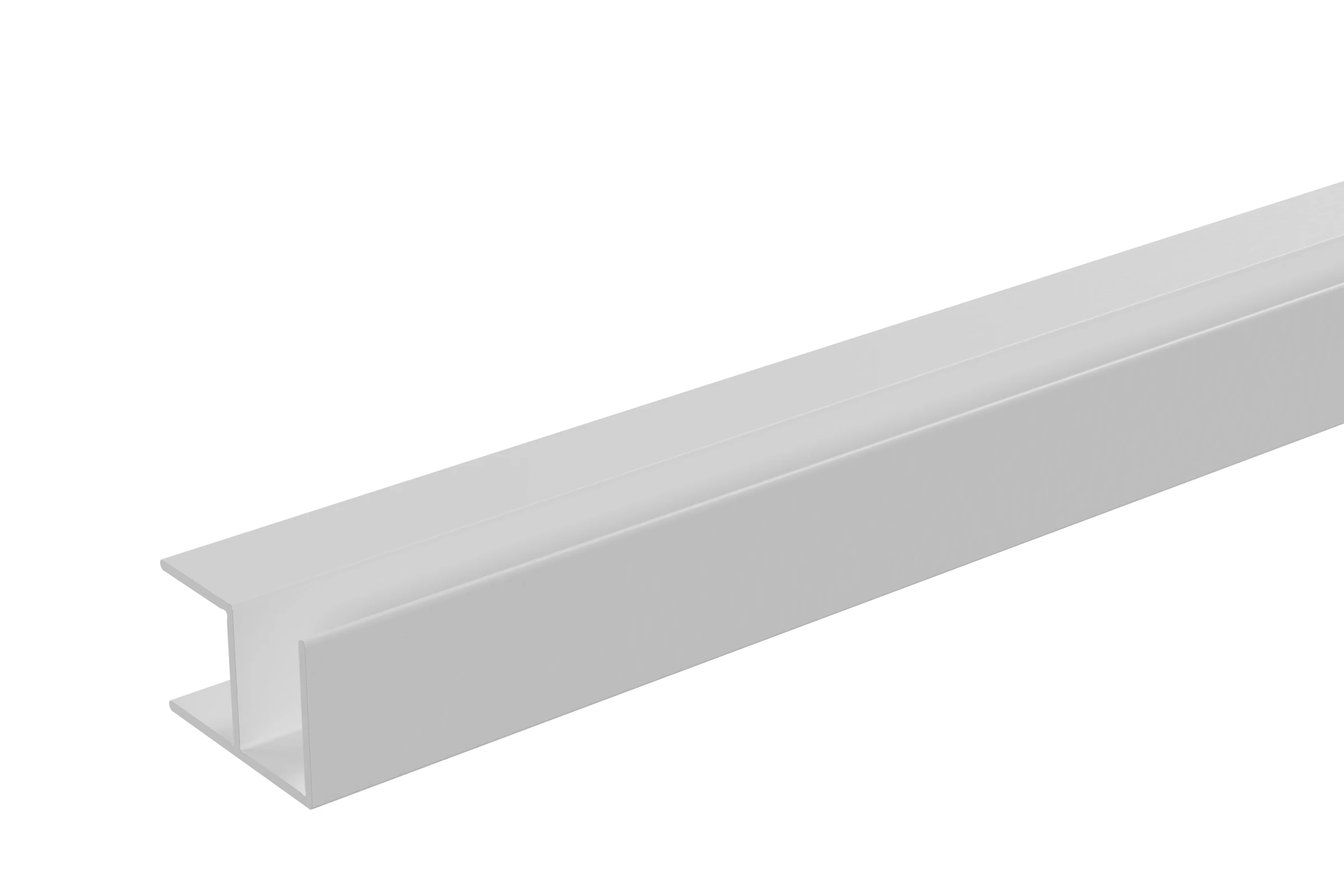 Crosswater Aluminium Extrusion External Corner 11mm 2450mm White