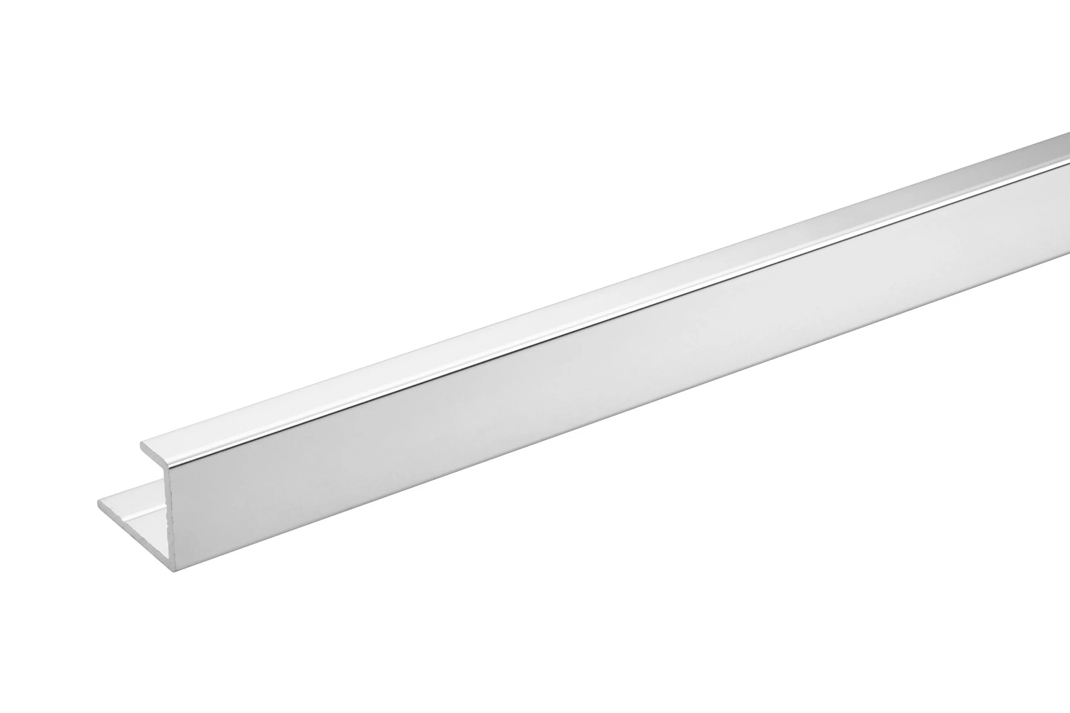 Crosswater Aluminium Extrusion End Cap 11mm 2450mm Chrome