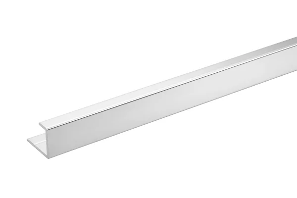 Crosswater Aluminium Extrusion End Cap 11mm 2450mm Chrome