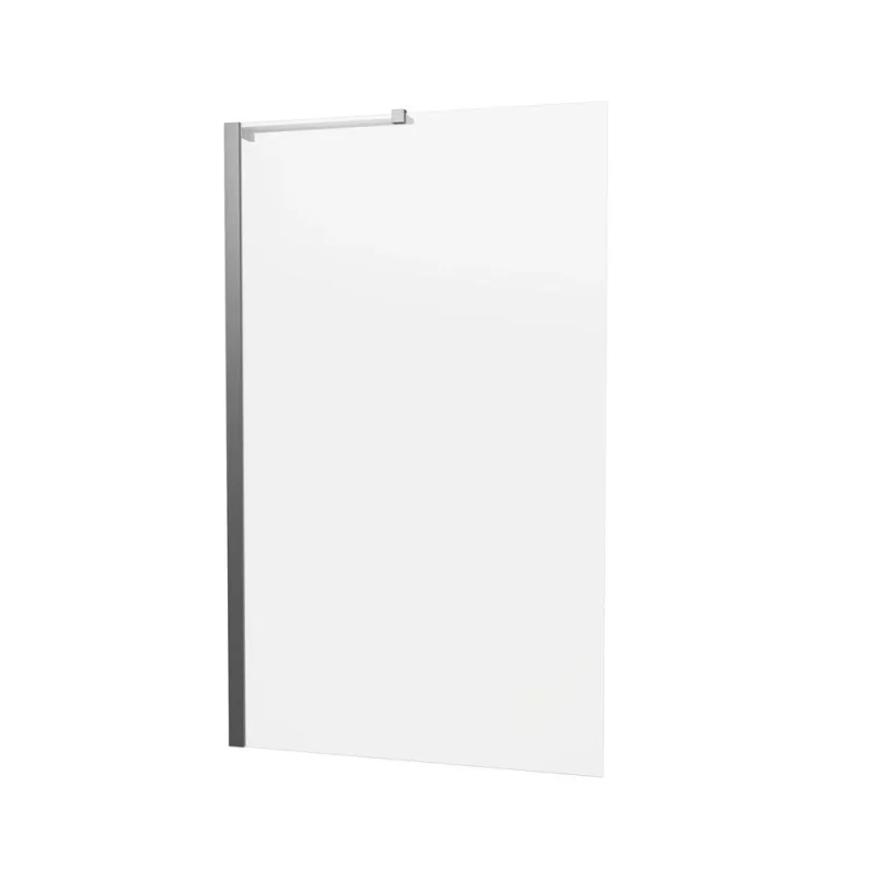 Crosswater 6mm Fixed Bath Screen 900 Slate detail view - Image 2
