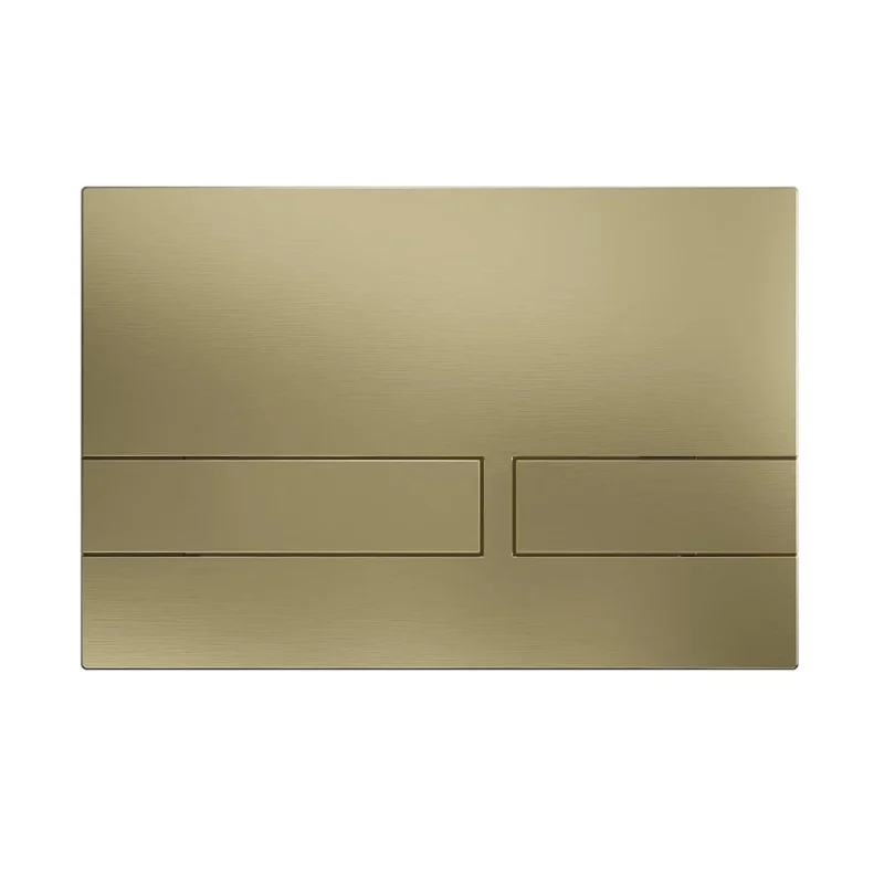 Crosswater Venue Flush Plate Brushed Brass detail view - Image 3