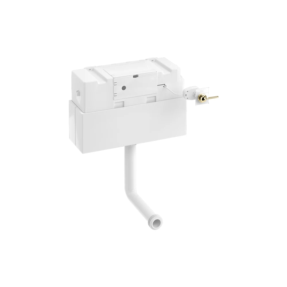 Burlington Cistern With Gold Riv Lever