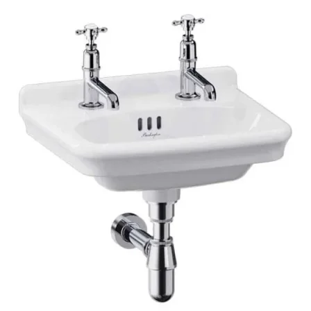 Burlington Guild Cloakroom Basin 450mm 2th White product image - Image 2