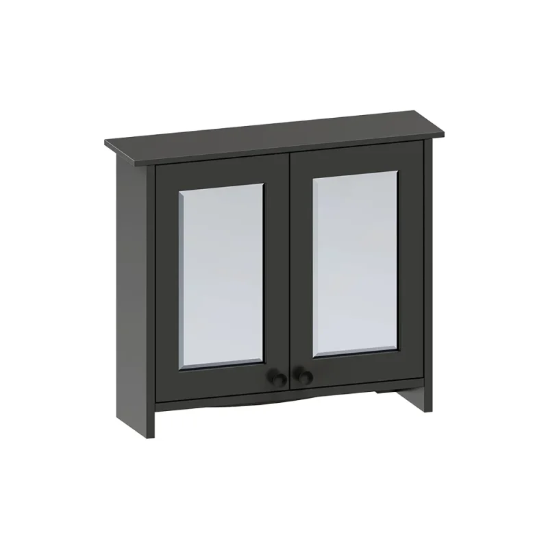 Burlington Guild Mirror Cabinet 650mm Ashbee Grey product image - Image 7