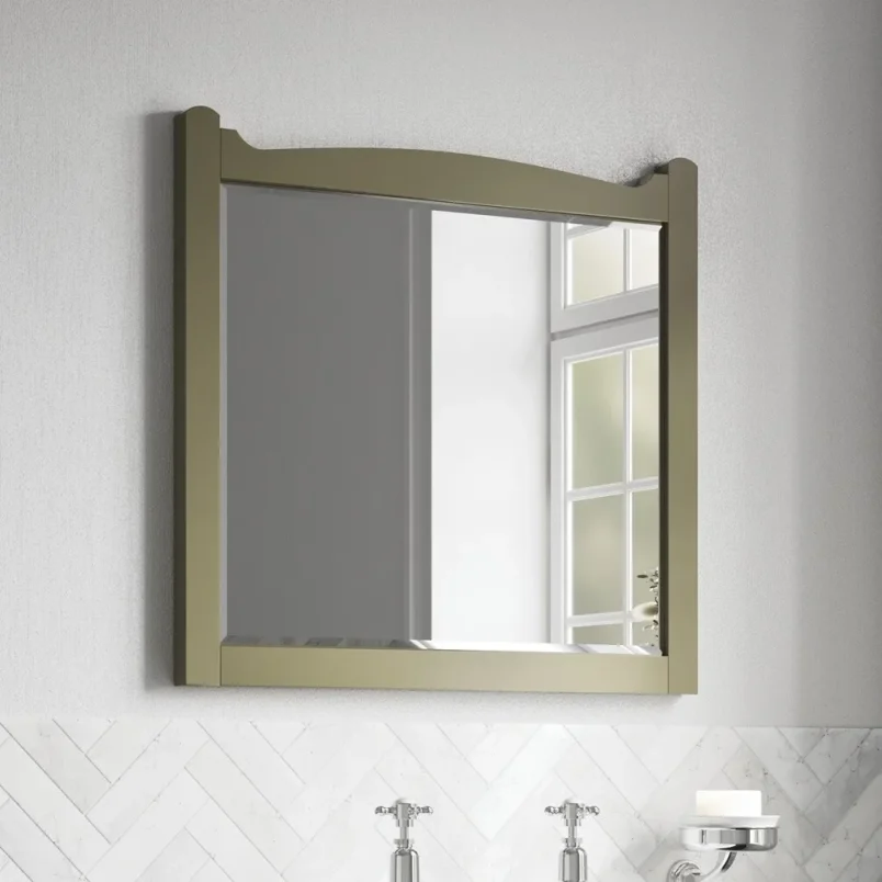 Burlington Guild Mirror 600mm Carlyle Green detail view - Image 4