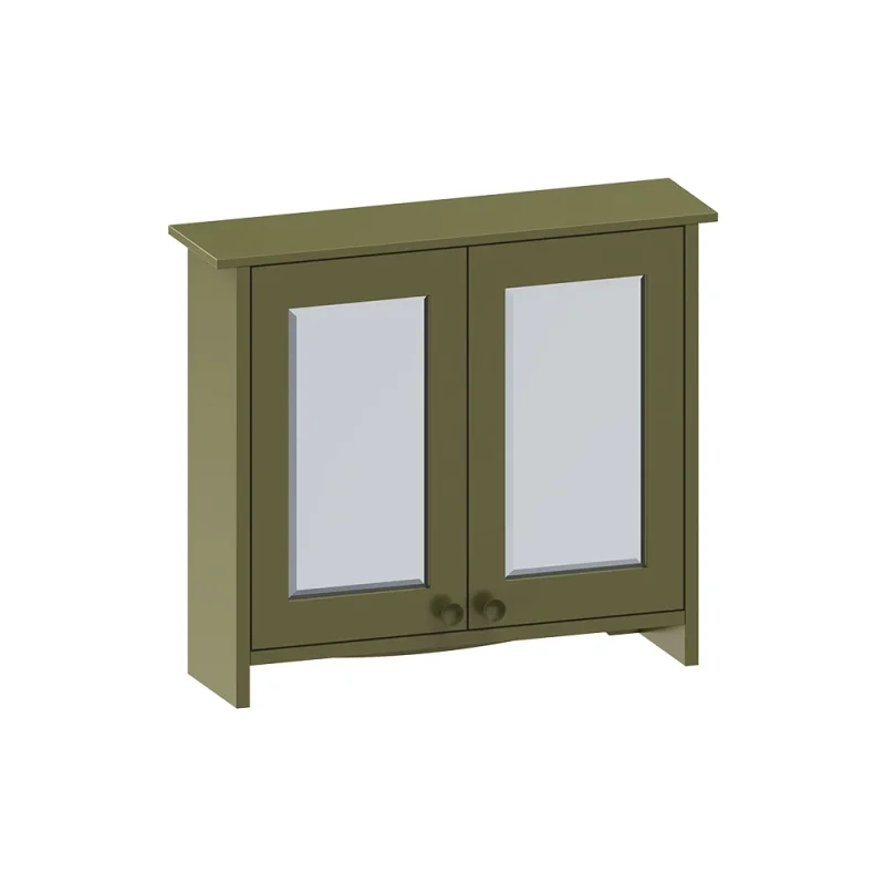 Burlington Guild Mirror Cabinet 650mm Carlyle Green product image - Image 3