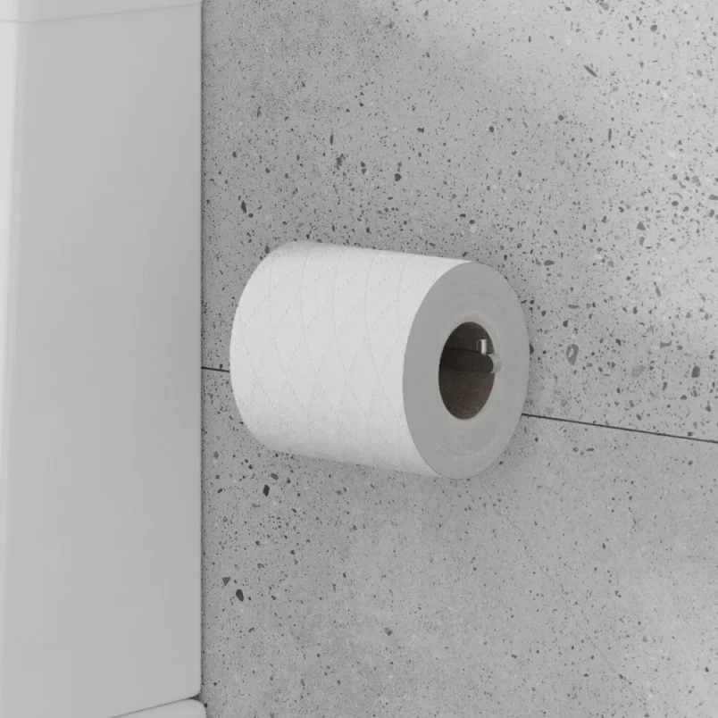 Britton Hoxton 2.0 Single Toilet Roll Holder Chrome product image - Image 4