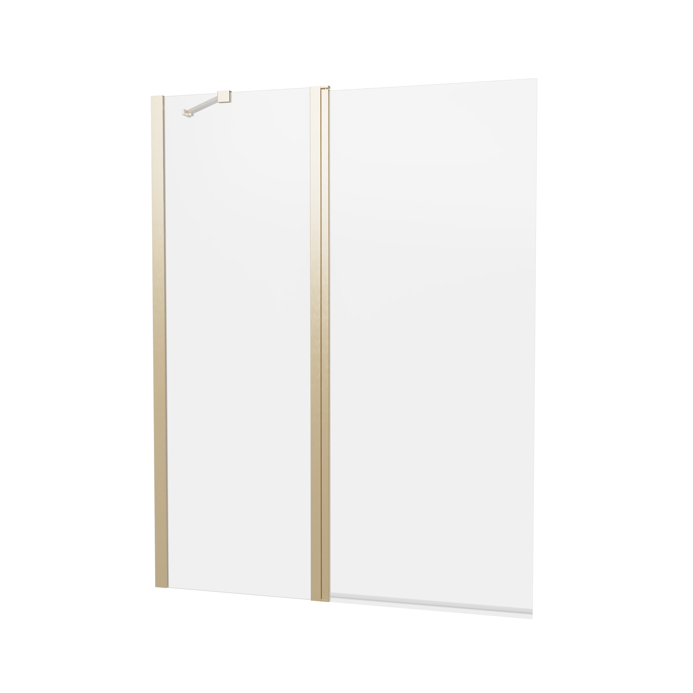 Britton Hoxton 6 Double Bath Screen 1150 Brushed Brass