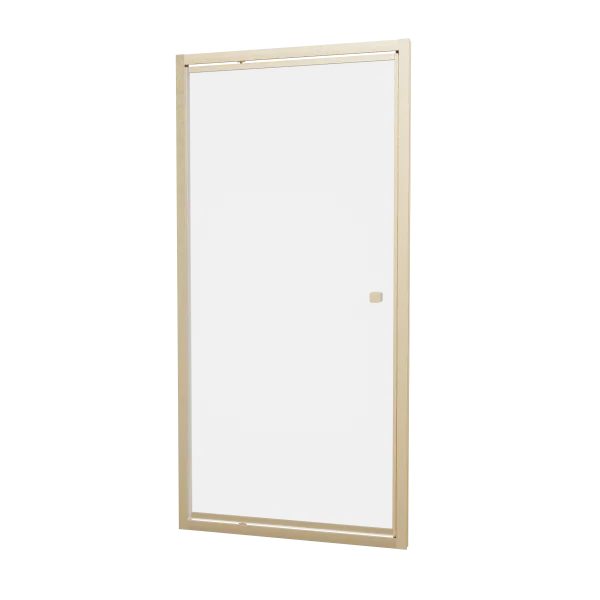Britton Hoxton 6 Pivot Door 900 Brushed Brass