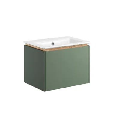 Crosswater Mada Basin Unit 500 Sage Green detail view - Image 2